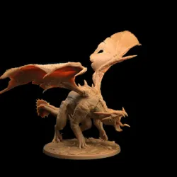 Modular FrankenDragon | PRESUPPORTED | Halloween Weird World |Frankenstein