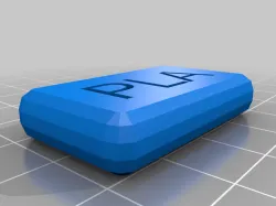 My Customized Parametric Magnetic Name Sign PLA