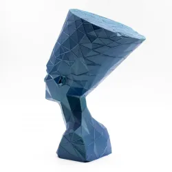 Nefertiti Voronoi Low Poly
