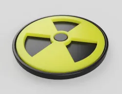 Nuke rotary coaster (2pcs)