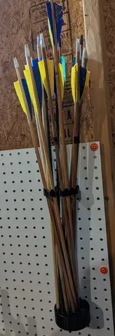 Pegboard Arrow Holder