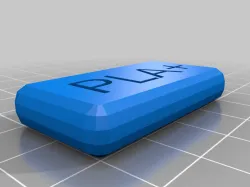 PLA+ Parametric Magnetic Name Sign
