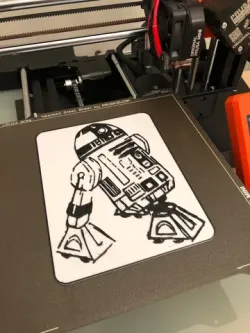 Plaque of my favourite Droid