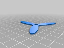 Propeller for toy airplane model