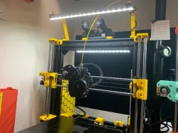 Prusa LED strip holder combined for 2040