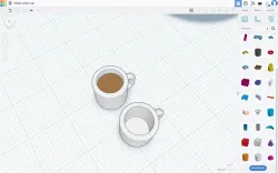 Simple coffee cup