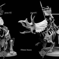 Skellimancers Familiar (All 2 poses/ with and without rider)