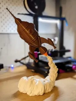Split smoke for the gCreate Official Rocket Ship