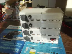 Stackable/expandable USB (and 12V) charging station case