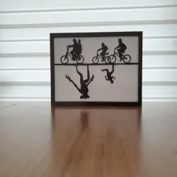 Stranger Things Silhouette Art