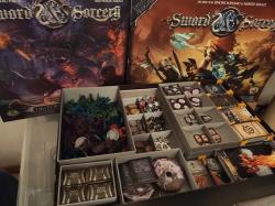 LOT De Jetons SWORD & SORCERY / ANCIENT CHRONICLES - Jeu ARES GAMES, Occasion