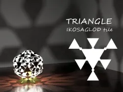 TRIANGLE: Ikosaglod Lamp Tile