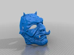 tusked oni mask