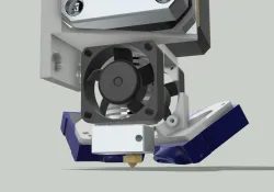 universal angled part cooling fan / blower fan mount 30mm
