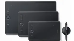 wacom intuos pro drawing tablet 3d model
