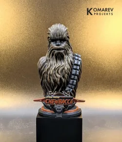 WICKED STAR WARS CHEWBACCA BUST: TESTED AND READY FOR 3D PRINTING