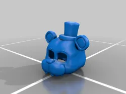 withered freddy head without jaw or endo