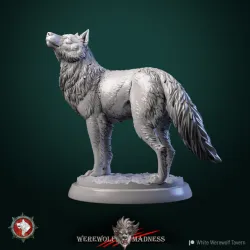 Wolves 6 miniatures set 32mm