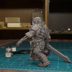 Zombie Dwarf 01 [Pre-Supported]
