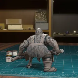 Zombie Dwarf 04 [Pre-Supported]