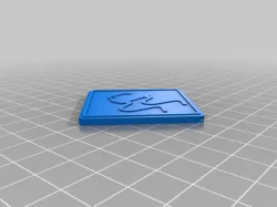 1/14 SCALE Slippery Road Sign