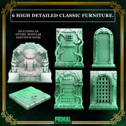 15 miniatures - complete RPG elves expansion game - THE MIRROR MAZE - Premium Package - MASTER OF DUNGEONS QUEST