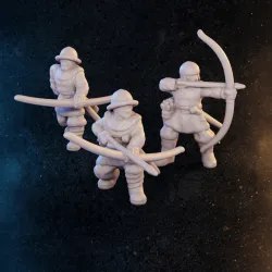 15mm - Archers & Crossbowmen - Late Medieval