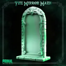 6 miniatures - 32mm - Complete furniture RPG elves expansion game - THE MIRROR MAZE - MASTERS OF DUNGEONS QUEST