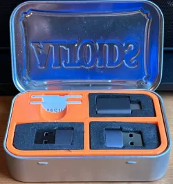Altoids Insert with SD slots, now with magnet insets!