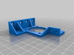 Anet AM8 alternative 40mm Extruder Fan Mount with Filament Guide