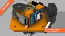 Astrotracker for Smartphones with GPS & Wifi & Laser
