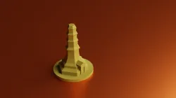 Avatar themed CATAN tokens: Air Nomad Settlement