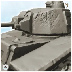 B1-bis French tank - WW2 German Flames of War Bolt Action Command Blitzgrieg