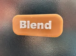 BBQ pellets tag - Blend