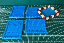 Buildable bottom for flowerpot