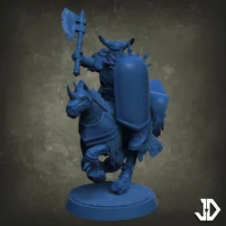 Chaos Rider - B - Rider with ax and shield