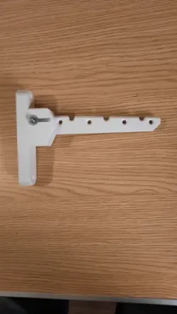Coat hook foldable for terrace