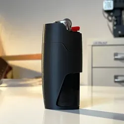 Compact Cigarette & Lighter Case