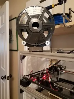 Corner Filament spool mount