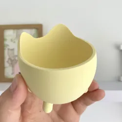 Cute Kitten Planter - Easy Print