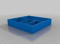 Dice & token box 170x170 mm