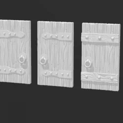 Doors for scratchbuilding