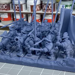 Dwarf Pikemen Unit - Highlands Miniatures
