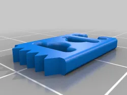 Elastic shoelace clip
