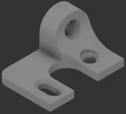 Ender 3 V2 - Palette 3 - Filament Tube Clip with Fitting - Improved