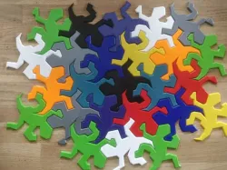 Escher lizards