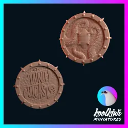 Fantasy Football - Tainted Outcasts - Coin and Token
