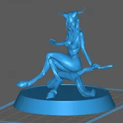 Faun Girl Sitting