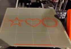 First layer adhesion test