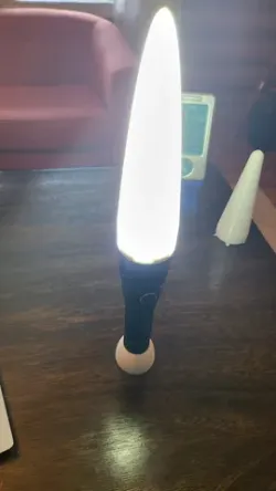 Flashlight Lantern Diffuser with Base
